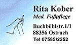 Med. Fußpflege Rita Kober Logo